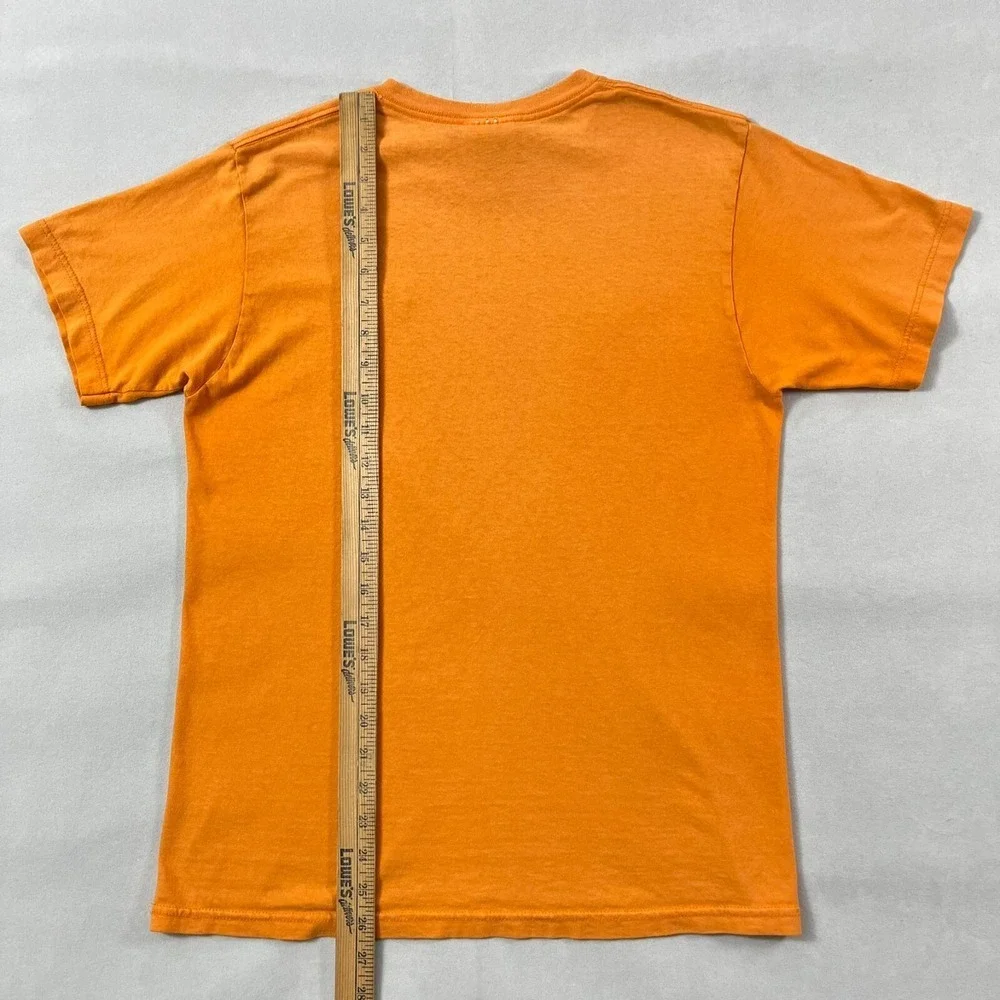 Vintage Nike T Shirt Men Large‎ Orange Embroidered Small Spell Out USA 90s